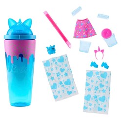 Barbie POP Reveal Milkshake Serisi - Mavi Unicorn JCN86 - Thumbnail