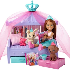 Barbie Prenses Macerası Chelsea Prenses Oyun Setleri GML72 - Thumbnail