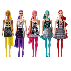 Barbie Renk Değiştıren Renk Bloklu GWC56 - Thumbnail