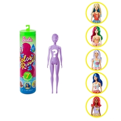 Barbie Renk Değiştiren Sürpriz Barbie Bebekler Seri 2 GTP41 - Thumbnail