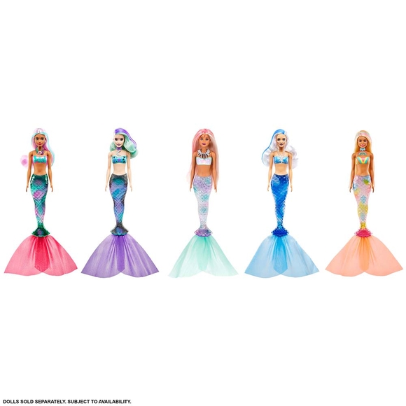 Barbie Renk Değiştiren Sürpriz Barbie Bebekler Seri 4 GTP43