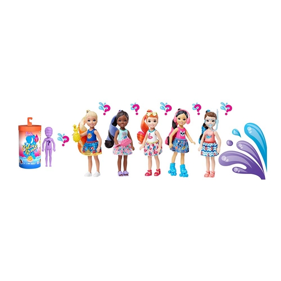Barbie Renk Değiştiren Sürpriz Chelsea Bebekler Seri 2 GTP52