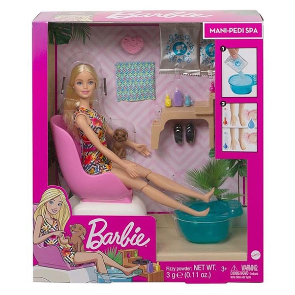 Barbie Sağlıklı Tırnak Bakımı Oyun Seti GHN07