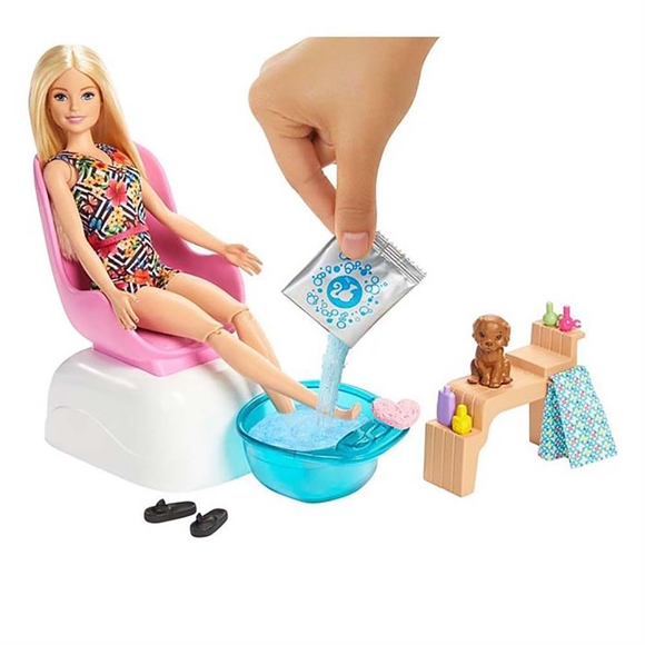 Barbie Sağlıklı Tırnak Bakımı Oyun Seti GHN07