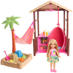 Barbie Seyahatte Chelsea’nin Kum Eğlencesi Oyun Seti FWV24 - Thumbnail