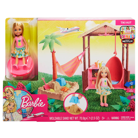 Barbie Seyahatte Chelsea’nin Kum Eğlencesi Oyun Seti FWV24