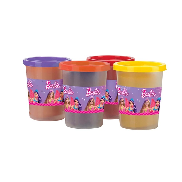 Barbie Simli Oyun Hamuru 4X100 Gr HHJ32