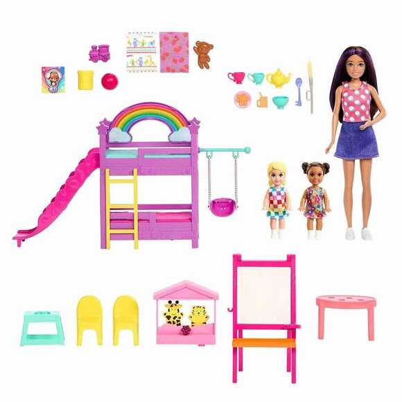 Barbie Skipper Bebek Bakıcılığı Eğlencesi Oyun Seti HND18