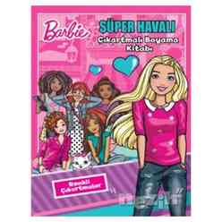 Barbie Süper Havalı Çıkartmalı Boyama Kitabı - Thumbnail
