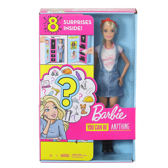 Barbie Sürpriz Meslek Bebeği GLH62