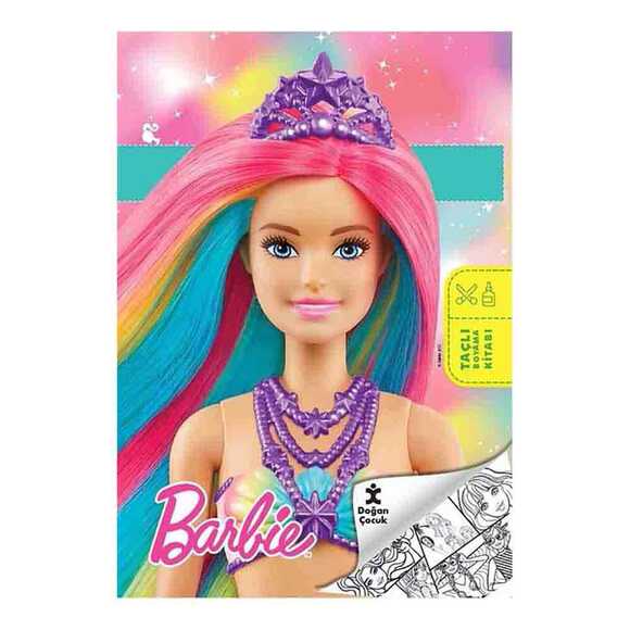 Barbie Taçlı Boyama Kitabı