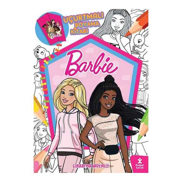 Barbie - Uçurtmalı Boyama Kitabı - Çıkartma Hediyeli!