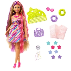 Barbie Upuzun Muhteşem Saçlı Bebekler HCM87 - Thumbnail