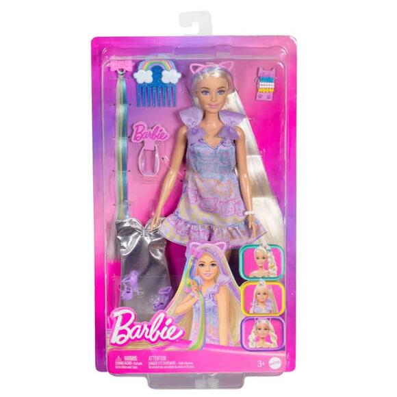 Barbie Upuzun Muhteşem Saçlı Bebekler-Saç Tasarım Oyun Seti JCT72