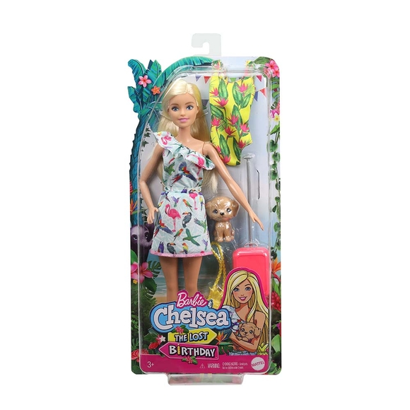Barbie ve Chelsea Kayıp Doğum Günü Bebek ve Aksesuarlar Serisi GRT86