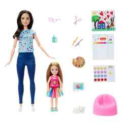 Barbie ve Chelsea Sanat Atölyesi Oyun Seti HRG48 - Thumbnail