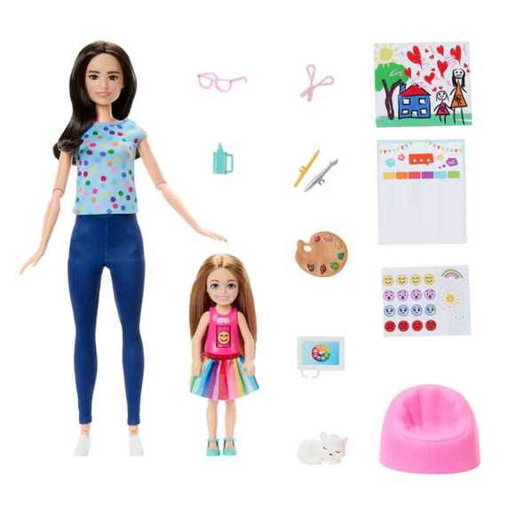 Barbie ve Chelsea Sanat Atölyesi Oyun Seti HRG48