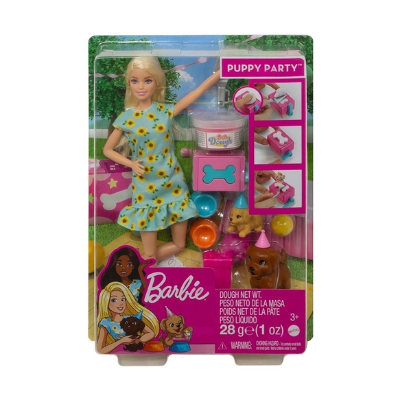 Barbie ve Köpek Partisi Oyun Seti GXV75