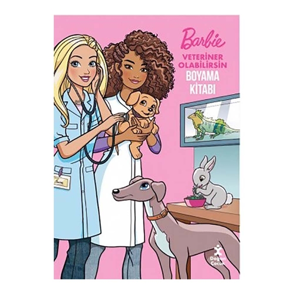 Barbie Veteriner Olabilirsin Boyama Kitabı