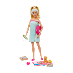 Barbie Wellness - Barbie’nin Spa Günü Bebekleri GKH73 - Thumbnail
