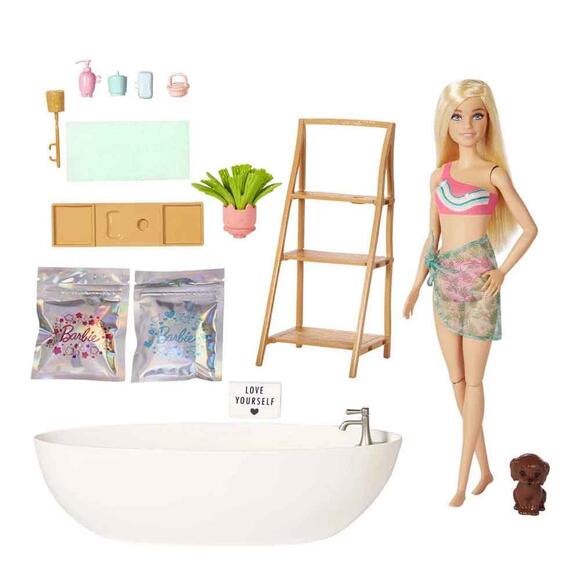 Barbie Wellness Barbie’nin Spa Günü Oyun Seti HKT92