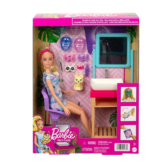 Barbie Welness- Işıltı Dolu Spa Günü Oyun Seti HCM82