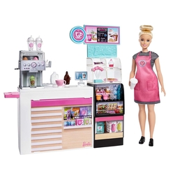 Barbie’nin Kahve Dükkanı Oyun Seti GMW03 - Thumbnail