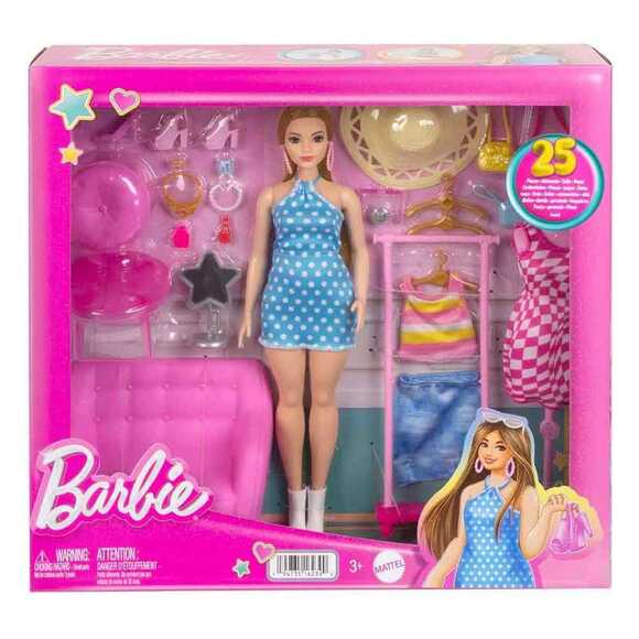 Barbie’nin Kıyafet Ve Aksesuar Askısı Oyun Seti HPL78