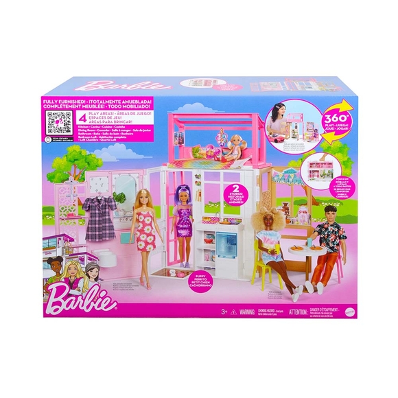 Barbie’nin Taşınabilir Portatif Evi HCD47