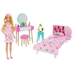 Barbie’nin Yatak Odası Oyun Seti HPT55 - Thumbnail