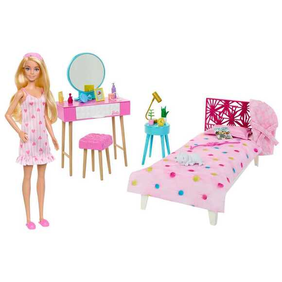 Barbie’nin Yatak Odası Oyun Seti HPT55