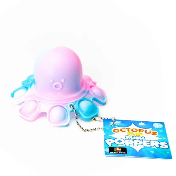 Başel Octopus Flip Push Poppers Stres Toys Fidget