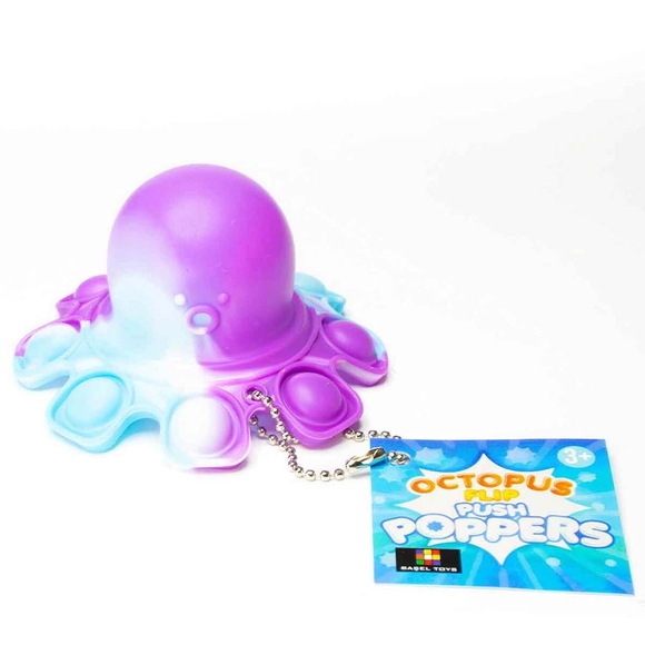 Başel Octopus Flip Push Poppers Stres Toys Fidget