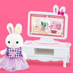 Bay Dreamy Mini Tavşan Aile Seti 6619 - Thumbnail