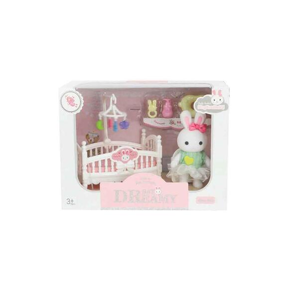 Bay Dreamy Mini Tavşan Aksesuarlı Bebek Odası Set 6621-7