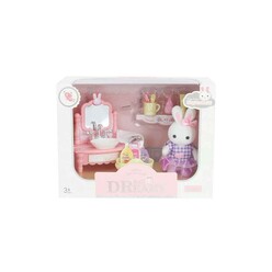 Bay Dreamy - Bay Dreamy Mini Tavşan Aksesuarlı Lavabo Seti 6621-5