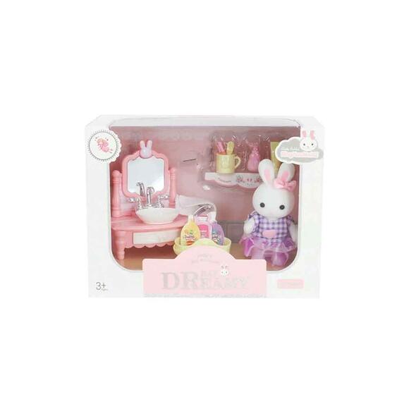 Bay Dreamy Mini Tavşan Aksesuarlı Lavabo Seti 6621-5