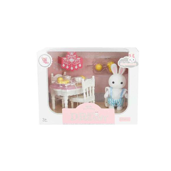 Bay Dreamy Mini Tavşan Aksesuarlı Yemek Masası Seti 6621-3