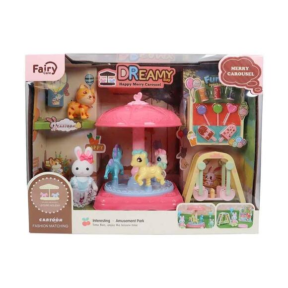 Bay Dreamy Mini Tavşan Atlıkarınca Eğlence Serisi 6659