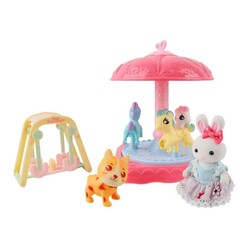 Bay Dreamy Mini Tavşan Atlıkarınca Eğlence Serisi 6659 - Thumbnail