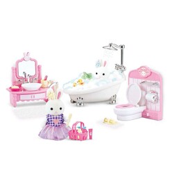 Bay Dreamy Mini Tavşan Büyük Banyo Oyun Seti 6620 - Thumbnail