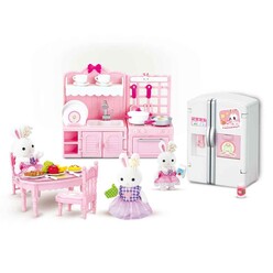 Bay Dreamy Mini Tavşan Büyük Mutfak Oyun Seti 6617 - Thumbnail
