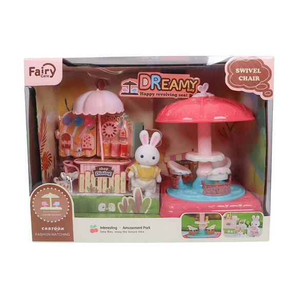 Bay Dreamy Mini Tavşan Döner Masa Eğlence Parkı 6655