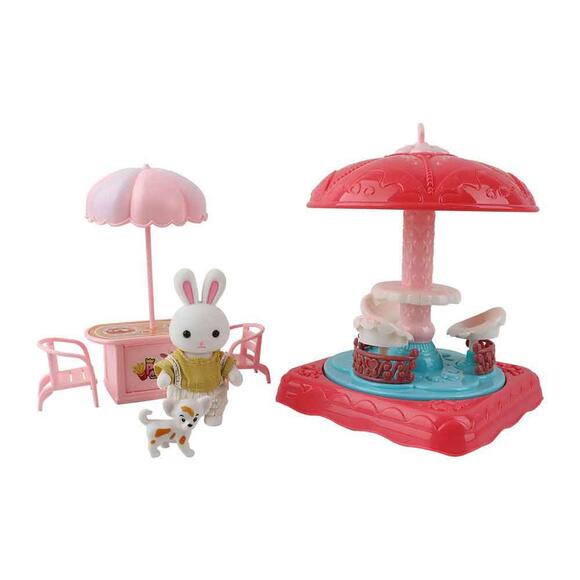 Bay Dreamy Mini Tavşan Döner Masa Eğlence Parkı 6655