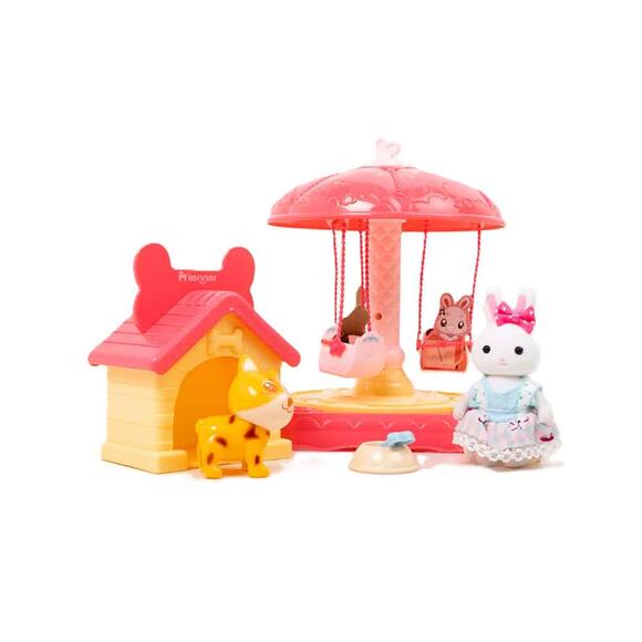 Bay Dreamy Mini Tavşan Döner Salıncak Eğlence Par 6660