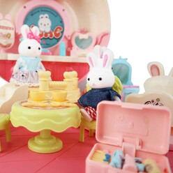 Bay Dreamy Mini Tavşan Eğlenceli Yemek Seti 6695 - Thumbnail