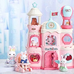 Bay Dreamy Mini Tavşan Mini Kale Oyun Seti 6694 - Thumbnail