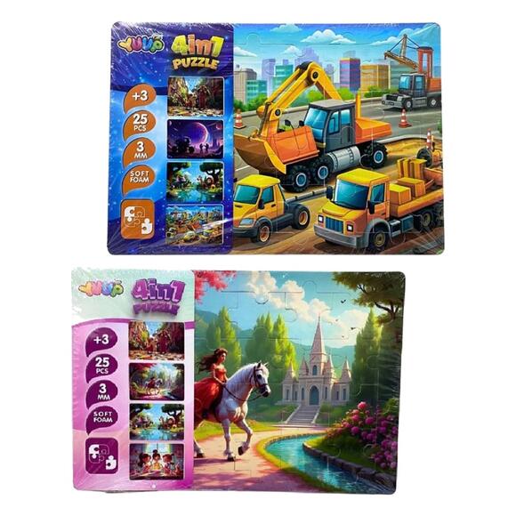 Bayraktar Yuup 4 İn 1 Puzzle 3468