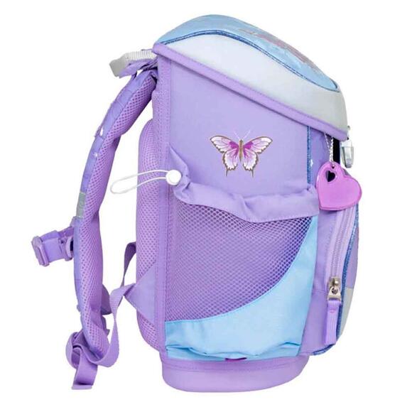 Belmil 405-33/AG Ergonomik Okul Çantası Purple Blue Butterfly