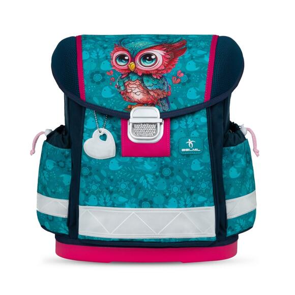 Belmil Ortopedik Okul Çantası Göğüs Kemerli Cute Owl 403-13/AG/56 
